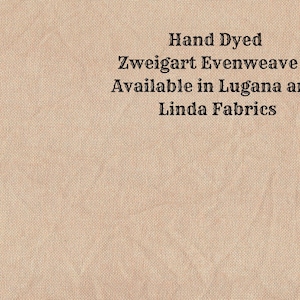 Portobello Evenweave (LG/LND-101) Hand Dyed Zweigart Cross Stitch Fabric from Vintage NeedleArts ~ available in Lugana and Linda fabrics