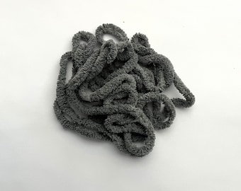 NEW COLOR! Pewter Petite Chenille Trim (PC-120) by Vintage NeedleArts ~ hand dyed 2 continuous yards