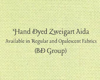 Jiminy Cricket Aida (Z-BDA-84) Hand Dyed Zweigart Cross Stitch Fabric