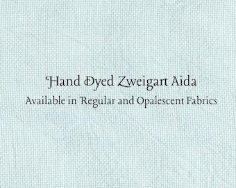 Mermaid's Tail Aida (Z-DDA-87) Hand Dyed Zweigart Cross Stitch Fabric