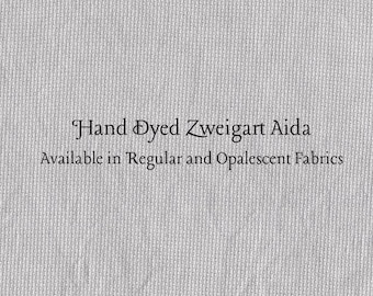 Tin Soldier Aida (Z-DDA-3) Hand Dyed Zweigart Cross Stitch Fabric