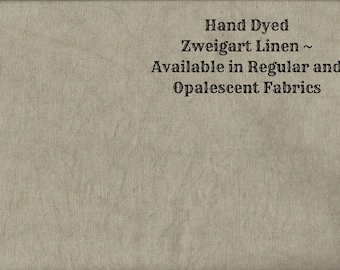 Swampy Linen (LN-103) ~ Hand Dyed Zweigart Cross Stitch Fabric from Vintage NeedleArts - available in regular and opalescent linen