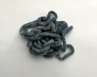 NEW COLOR! Truly Teal Petite Chenille Trim (PC-119) by Vintage NeedleArts ~ hand dyed 2 continuous yards