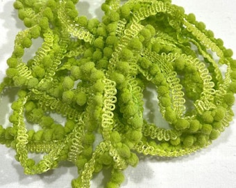 Gremlin Mini Pom Pom Trim (MPP-27) by Vintage NeedleArts ~ hand-dyed 2 continuous yards