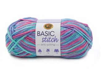 Lion Brand Basic Stitch Anti-Pilling Yarn (Critter Craze) ~ 4 medium worsted weight 100% acrylic machine washable