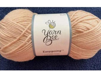 Yarn Bee Easygoing Yarn (Cottage Rose) ~ super soft machine washable acrylic/polyamide blend