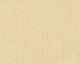 FAT QUARTER ~ Micro Dot Embossed Cotton (Butterscotch) ~ Hand Dyed Fabric from Vintage NeedleArts 18x22 inches