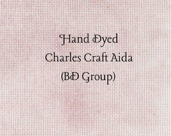 Highland Heather Aida (CC-BDA-37) ~ Hand Dyed Charles Craft Cross Stitch Fabric