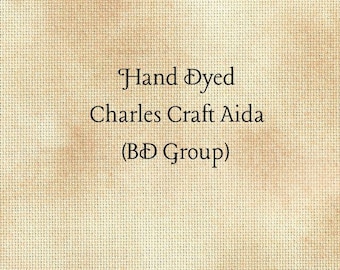 Parchment Aida (CC-BDA-11-100-PT) ~ Hand Dyed Charles Craft Cross Stitch Fabric
