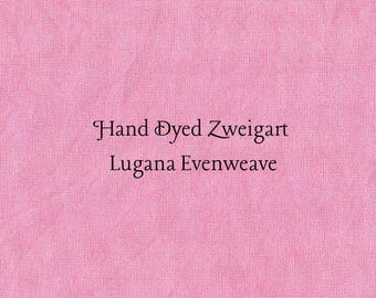 Peony Lugana Evenweave (LG-51) Hand Dyed Zweigart Cross Stitch Fabric