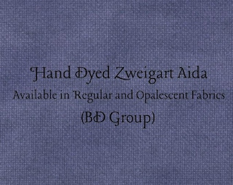 Twilight Aida (Z-BDA-118) Hand Dyed Zweigart Cross Stitch Fabric