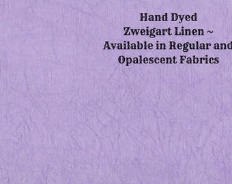 Purple Passion Linen (LN-29) ~ Hand Dyed Zweigart Cross Stitch Fabric from Vintage NeedleArts - available in regular and opalescent linen