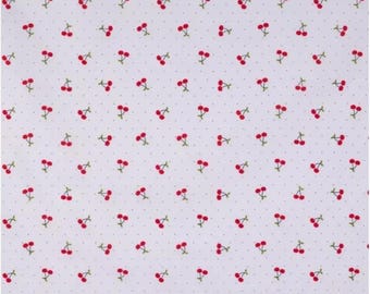 Cherries & Dots from Brother Sister Design Studio ~ 100% cotton for sewing/quilting