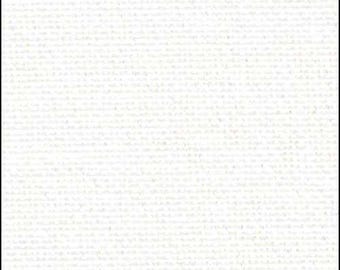 White Opalescent Zweigart Linen ~ undyed fabric available in 28/32/36 count