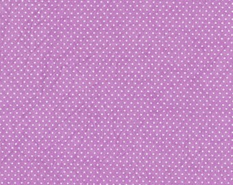 FAT QUARTER ~ Micro Dot Embossed Cotton (Violet Craze) ~ Hand Dyed Fabric from Vintage NeedleArts 18x22 inches