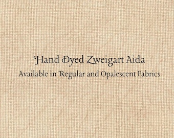 Gingerbread Aida (Z-DDA-99) Hand Dyed Zweigart Cross Stitch Fabric
