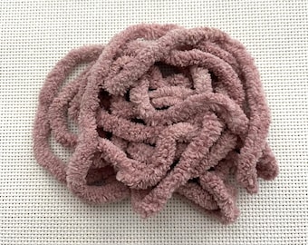 Tea Rose Petite Chenille Trim (PC-65) by Vintage NeedleArts ~ hand dyed 2 continuous yards