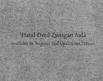 Night Shadow Aida (Z-BDA-67) Hand Dyed Zweigart Cross Stitch Fabric