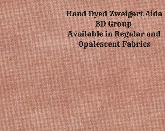 Copper Penny Aida (Z-BDA-110) Hand Dyed Zweigart Cross Stitch Fabric