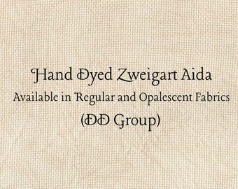 Cafe au Lait Aida (Z-DDA-22) Hand Dyed Zweigart Cross Stitch Fabric