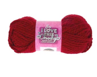 I Love This Chunky Yarn (Red Velvet)
