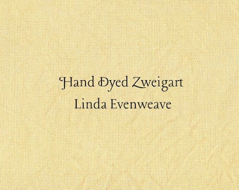 King's Gold Linda Evenweave (LND-25) Hand Dyed Zweigart Cross Stitch Fabric