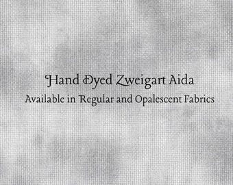 Thundercloud Aida (Z-BDA-30-3-PT) Hand Dyed Zweigart Cross Stitch Fabric