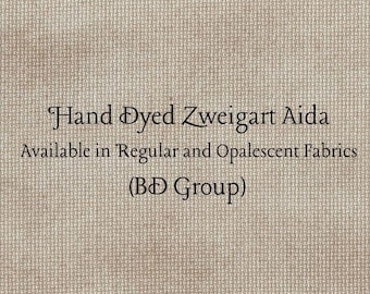 Nutmeg Aida (Z-BDA-44) Hand Dyed Zweigart Cross Stitch Fabric