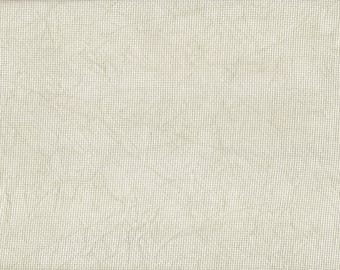 SHORT CUT - Milkweed (DD) Hand Dyed Zweigart Aida Cross Stitch Fabric from Vintage NeedleArts