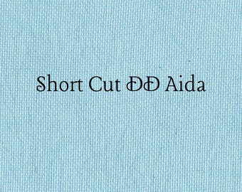 SHORT CUT - Peacock (DD) Hand Dyed Zweigart Aida Cross Stitch Fabric