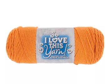 I Love This Yarn! (Desert Glaze) ~ super soft machine washable 100% acrylic