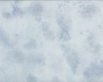 Bluebird Aida (BDA-62-98-PT) ~ Hand Dyed Cross Stitch Fabric from Vintage NeedleArts ~ 11/14/16/18/20 count regular and opalescent aida