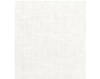 White Zweigart Linen ~ cross stitch fabric available in 28/32/36/40/46 count