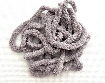 Lavender Lilacs Petite Chenille Trim (PC-6) by Vintage NeedleArts ~ hand dyed 2 continuous yards