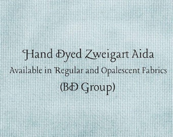 Bon Voyage Aida (Z-BDA-15) Hand Dyed Zweigart Cross Stitch Fabric