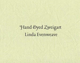 Kiwi Linda Evenweave (LND-84) Hand Dyed Zweigart Cross Stitch Fabric