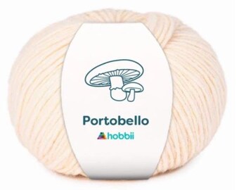Portobello Yarn (Cream) ~ beautiful variegated yarn in a cotton/acrylic/wool blend worsted weight made in Italy multiple colors