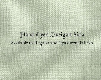 Sherwood Forest Aida (Z-DDA-24) Hand Dyed Zweigart Cross Stitch Fabric