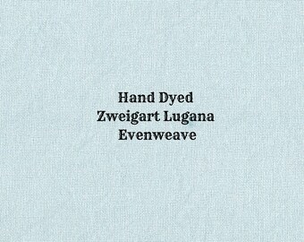 Mermaid's Tail Lugana Evenweave (LG-87) Hand Dyed Zweigart Cross Stitch Fabric