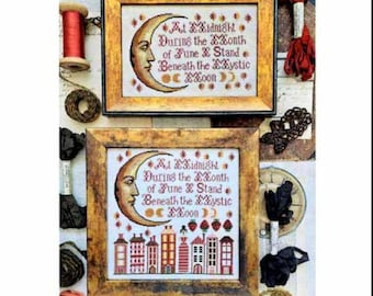 PAPER Cross Stitch Chart- Mystic Moon from Kathy Barrick