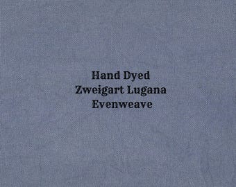 Twilight Lugana Evenweave (LG-118) Hand Dyed Zweigart Cross Stitch Fabric
