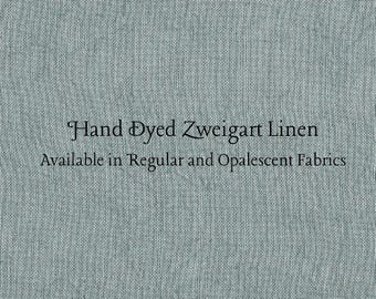 Mistletoe Linen (LN-109) ~ Hand Dyed Zweigart Cross Stitch Fabric