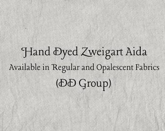Smoke Aida (Z-DDA-46) Hand Dyed Zweigart Cross Stitch Fabric
