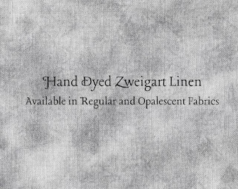 Thundercloud Linen (LN-30-3-PT) ~ Hand Dyed Zweigart Cross Stitch Fabric