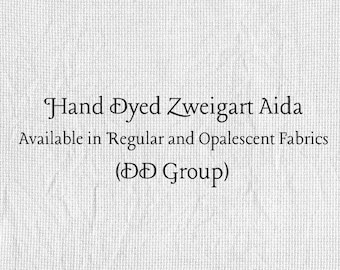 Silvery Star Aida (Z-DDA-30) Hand Dyed Zweigart Cross Stitch Fabric