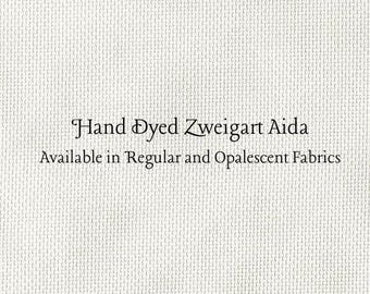 Birch Aida (Z-BDA-92) Hand Dyed Zweigart Cross Stitch Fabric