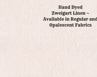 Angel Linen (LN-45) ~ Hand Dyed Zweigart Cross Stitch Fabric from Vintage NeedleArts - available in regular and opalescent linen