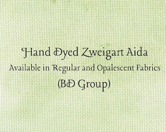 Sweet Grass Aida (Z-BDA-12) Hand Dyed Zweigart Cross Stitch Fabric