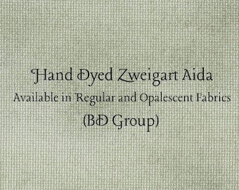 Milkweed Aida (Z-BDA-68) Hand Dyed Zweigart Cross Stitch Fabric