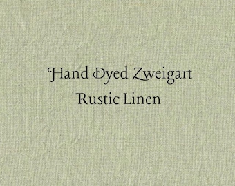 Sweet Grass Rustic Linen (FLN-12) ~ Hand Dyed Zweigart Cross Stitch Fabric